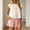 White, variant on Crop Tops for Women Ruffle Crewneck Cap Sleeve Loose Fit Flowy Blouses Casual Summer Solid Trendy Travel Vacation Cute Blouses