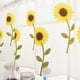 thumbnail image 2 of Cortinas de girasol bordadas Wosthever decoración de sala de estar barra de Cortina corta, 2 of 6