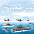 thumbnail image 3 of Portaaviones de juguete WaSaika con aviones de combate y submarinos, 3 of 7