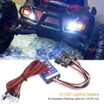 thumbnail image 2 of Kit de sistema de iluminación LED de 12 luces intermitentes de simulación para coche/camión/rastreador RC 1/10 1/8, 2 of 14
