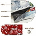 thumbnail image 2 of Red Christmas Round Rug 3ft Washable Circle Entryway Rugs Non Slip Xmas Winter Snowman Snowflakes Trees Area Rug Indoor Floor Carpet for Bedroom Kitchen Living Room Home Office Dining Room Nursery, 2 of 8