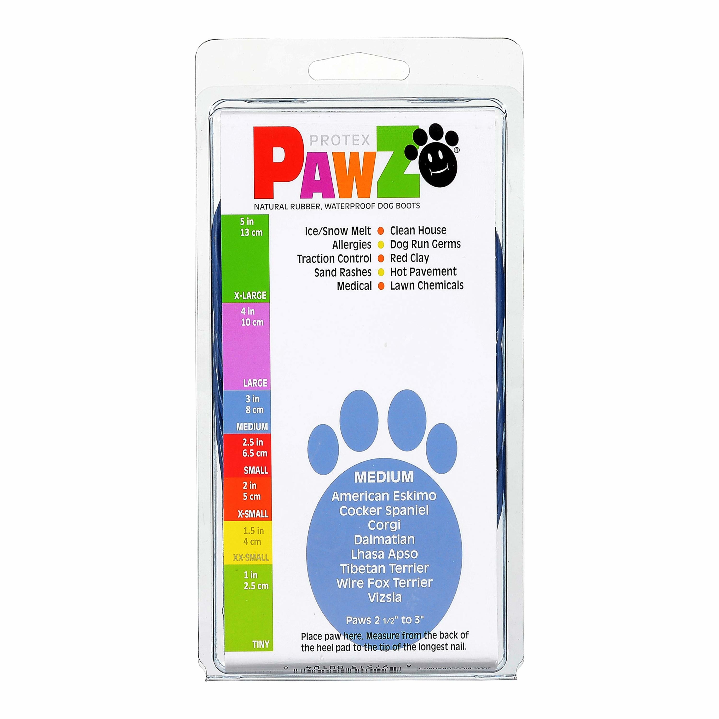 Pawz rubber dog store boots sizing