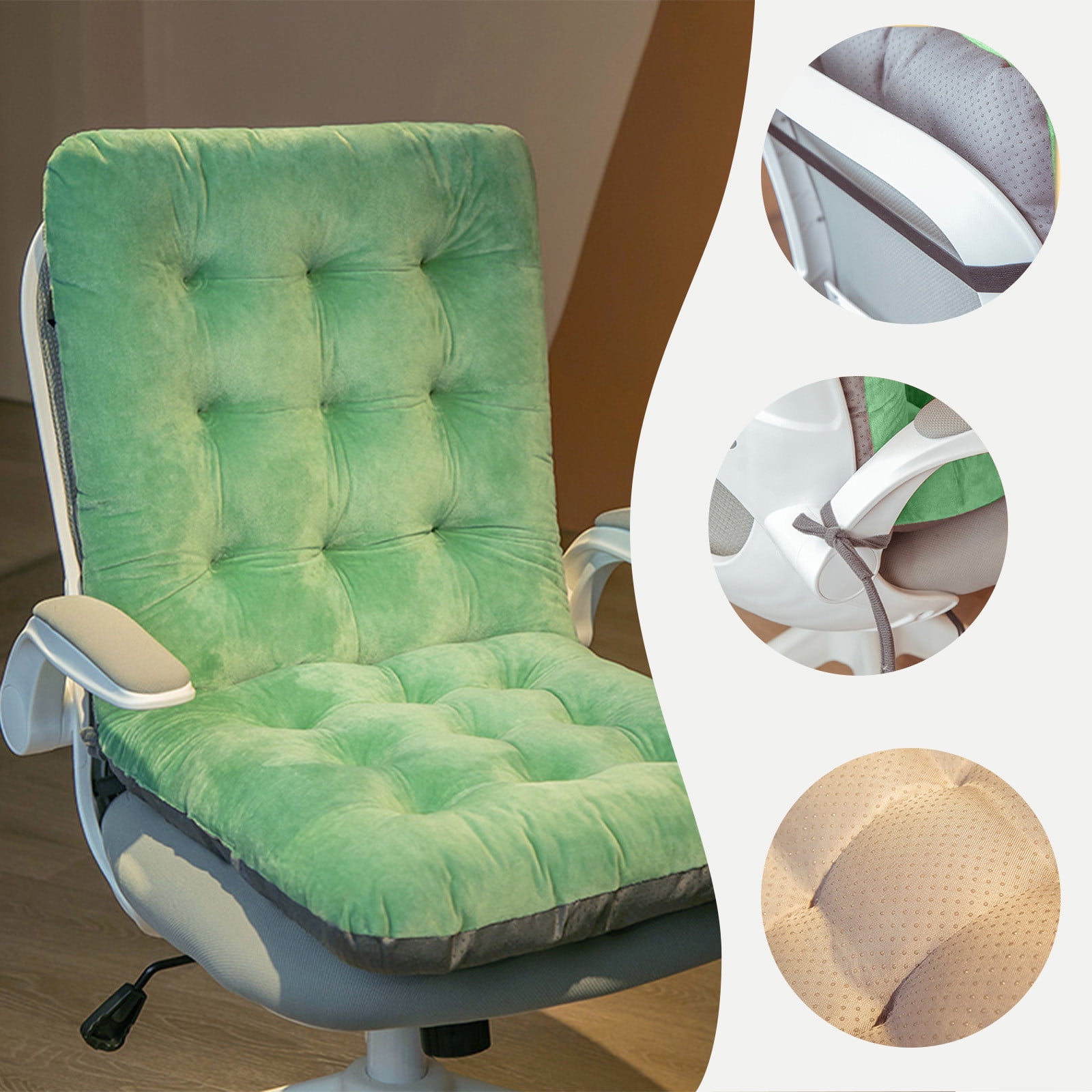 Diy Task Chair Cushion Matoen12 Household Cotton Non-Slip Seat
