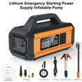 thumbnail image 3 of Portable Car Jump Starter with Air Compressor 150PSI Portable Air Pump for Car Tires with 10000mAh Battery Tire Inflator with Large Digital Screen LED Light for Car Bike Motorcycle Ball, 3 of 9