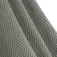 thumbnail image 6 of PiccoCasa 100% Cotton Soft Knitted Throw Decorative Blanket Sofa 50" x 60" Gray, 6 of 9