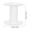 thumbnail image 4 of 10pcs Small Empty Plastic Spools for Wire Weaving Bobbins Ribbon Chain Tape Embroidery Thread Yarn Crafts Sewing Transparent, 4 of 8