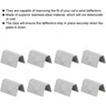 ZAGHNRENJ Wind/Rain Deflectors Channel New Metal Universal Clips, 8Pcs