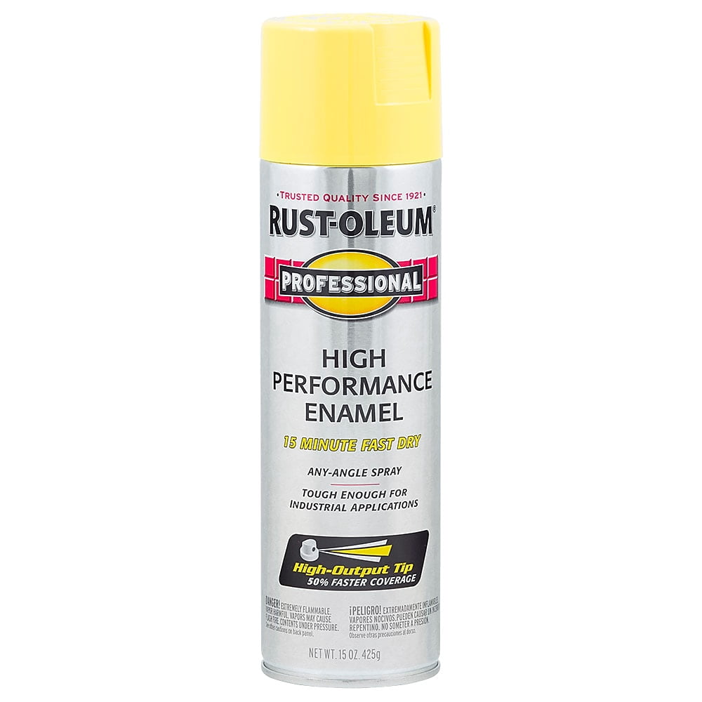 RustOleum Professional High Performance Enamel Spray Paint Safety