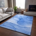 thumbnail image 6 of Addison Rugs Mayfield Washable Transitional Watercolors Blue Rectangle Rug, 3' x 5', 6 of 6