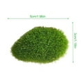 thumbnail image 2 of Moss Stone Decoration Clearance! Green Stone Delicate Flocking Natural Decorative Home Garden Yard Decor Green, 2 of 3