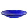 thumbnail image 2 of Achla Designs 14 In Hand Blown Crackle Glass Birdbath w/ Stake, Cobalt Blue, 2 of 8