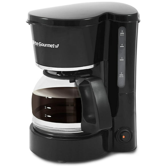 Cafetera de goteo Elite Gourmet 750 ml Color negro