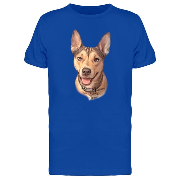 Cute Puppy Realistic Photo T-Shirt Men -Image by Shutterstock, Male XX-Large