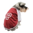 thumbnail image 1 of Chamarra Universitaria Pet Pals Guinda Blanco Talla 2, 1 of 4
