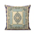 thumbnail image 2 of Double Sided Patterned Monaco Rug Boho Pillow Covers 18x18, Set of 2 - Soft Cotton Green Cushion Decor, 2 of 7
