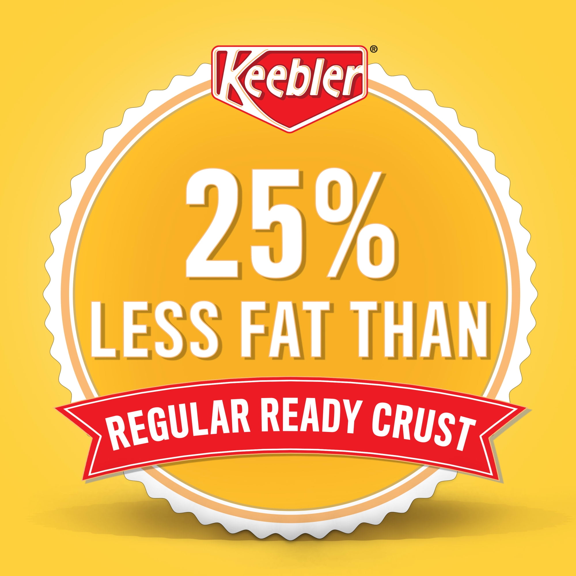 (2 pack) Keebler Ready Crust 9-Inch Reduced Fat Graham Cracker Pie Crust, Premade Crust For Baking And No-Bake, 6 oz