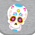 thumbnail image 4 of Inktastic Sugar Skull Blue Boys or Girls Baby Bib, 4 of 4