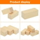 thumbnail image 4 of Uxcell 4Pcs Bloque de madera de tilo para tallar 0.8"x0.8"x2" Bloques de madera cuadrados piezas para decoración de artes DIY, 4 of 7