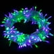thumbnail image 1 of Serie Luz 300 Leds YANKON YK-NAV-3005-VR-LI 14 Metros Control 8 Secuencias De Luz Decorativo Verde Lila, 1 of 5