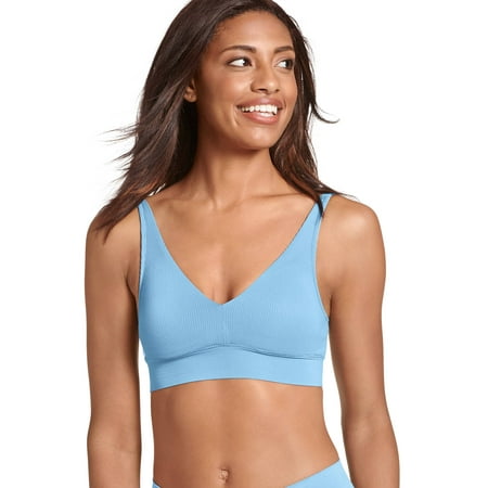 

Jockey Women Eco Seamfree Rib Molded Cup Plunge Bralette