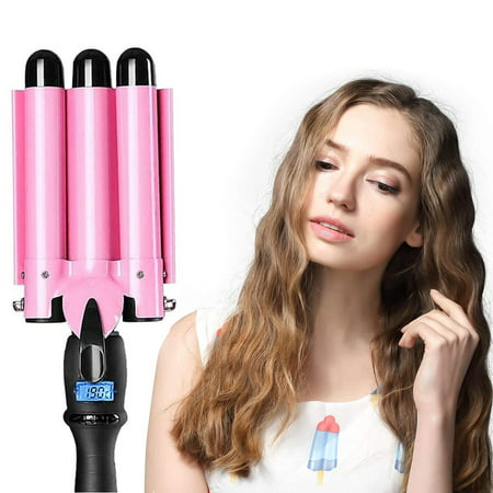 Barrel Hair Waver,Not Hurt Hair,Curling Irons for Hair,Wand 25mm Hair Waver Temperature Egg Roll Curlers Adjustable Crimpe Ceramic Hair Curling Iron