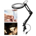 thumbnail image 1 of Domqga Clamp Mount LED Magnifier Lamp Salon 5X Magnifying Lamp Eyeliner Manicure Tattoo Beauty Light, Clamp Magnifier Lamp, LED Magnifying Lamp, 1 of 8