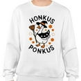 thumbnail image 2 of Honkus Ponkus Sweatshirt Unisex Large White, 2 of 5