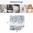 thumbnail image 5 of Blue Coastal Starfish Cloth Napkins, Beach Nautical Shell Eucalyptus Summer Washable and Reusable Dinner Napkins Set of 6, Table Napkin for Kitchen Party Birthday Wedding Hotel Housewarming 20"x20", 5 of 9