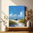 thumbnail image 6 of Blue Sailboat Oil Painting Canvas Print, Perfect for Living Room, Bedroom, Office, Beach House, Coastal Decor, 6 of 8