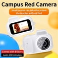 thumbnail image 5 of Mini Digital Camera 1080P 2MP 100 Minutes Battery Life Small Video Camera with Color Screen Wrist Strap for Teens Kids,B, 5 of 6