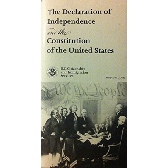 Pre-Owned The Declaration of Independence and the Constitution of the United States M-654 Paperback
