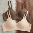 thumbnail image 5 of Gytharion Women's T Shirt Bras Solid Color Smooth Cups Adjustable Straps Seamless Bras Comfortable Everyday Wireless Bras, 5 of 6