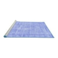 thumbnail image 2 of Ahgly Company Machine Washable Indoor Rectangle Abstract Blue Contemporary Area Rugs, 3' x 5', 2 of 4