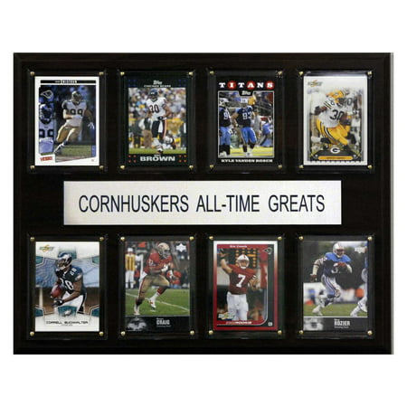 C&I Collectables NCAA Football 12x15 Nebraska Cornhuskers All-Time Greats
