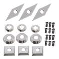 thumbnail image 3 of Chendee Carbide Cutters Inserts Set Lathe Turning Tools Include 4 Types Of Cutting Tools, 3 of 9