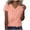 Orange, variant on Summer Tops for Women 2026 V Neck Loose Fit T Shirts Fashion Graphic Tees Short Sleeve Casual Blouses Dressy Trendy Outfits