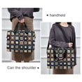 thumbnail image 6 of FORMRS 16" Laptop Bag Carrying Sleeve Case with Handle Travel Shoulder Briefcase, Square Harmony, 6 of 8