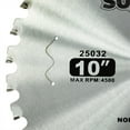 thumbnail image 3 of Superior Steel 25032 10 Inch X 32 Teeth X 5/8 Inch Arbor Ferrous Metal Cutting Carbide Tipped Saw Blade, 3 of 4