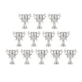 thumbnail image 4 of 12x tazas de trofeo, contenedores de dulces, recompensas, cuenco de estrellas de papel, tarros de almacenamiento de decoración, Mini trofeos de premio Plata, 4 of 8