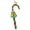 GREEN, variant on Morawski 6.25In Christmas Tree Candycane, Glass, Ornament 10488.19026 White