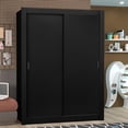 thumbnail image 2 of Ropero Closet Madesa Denver 2 Puertas Corredizas Color Negro, 2 of 5