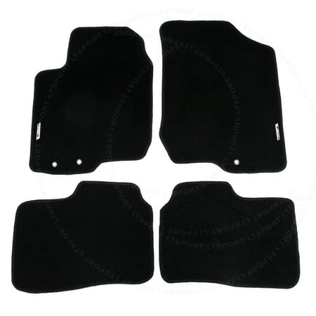 For 09 13 Kia Forte Custom Fit Premium Nylon Black Floor Mats