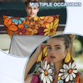 thumbnail image 6 of FOR U DESIGNS Floral Print Car Seat Towel Covers Portable Washable Car Towel Seat Cover with Seat Absorption Athletic Outdoor Sport Running Towel, 6 of 7