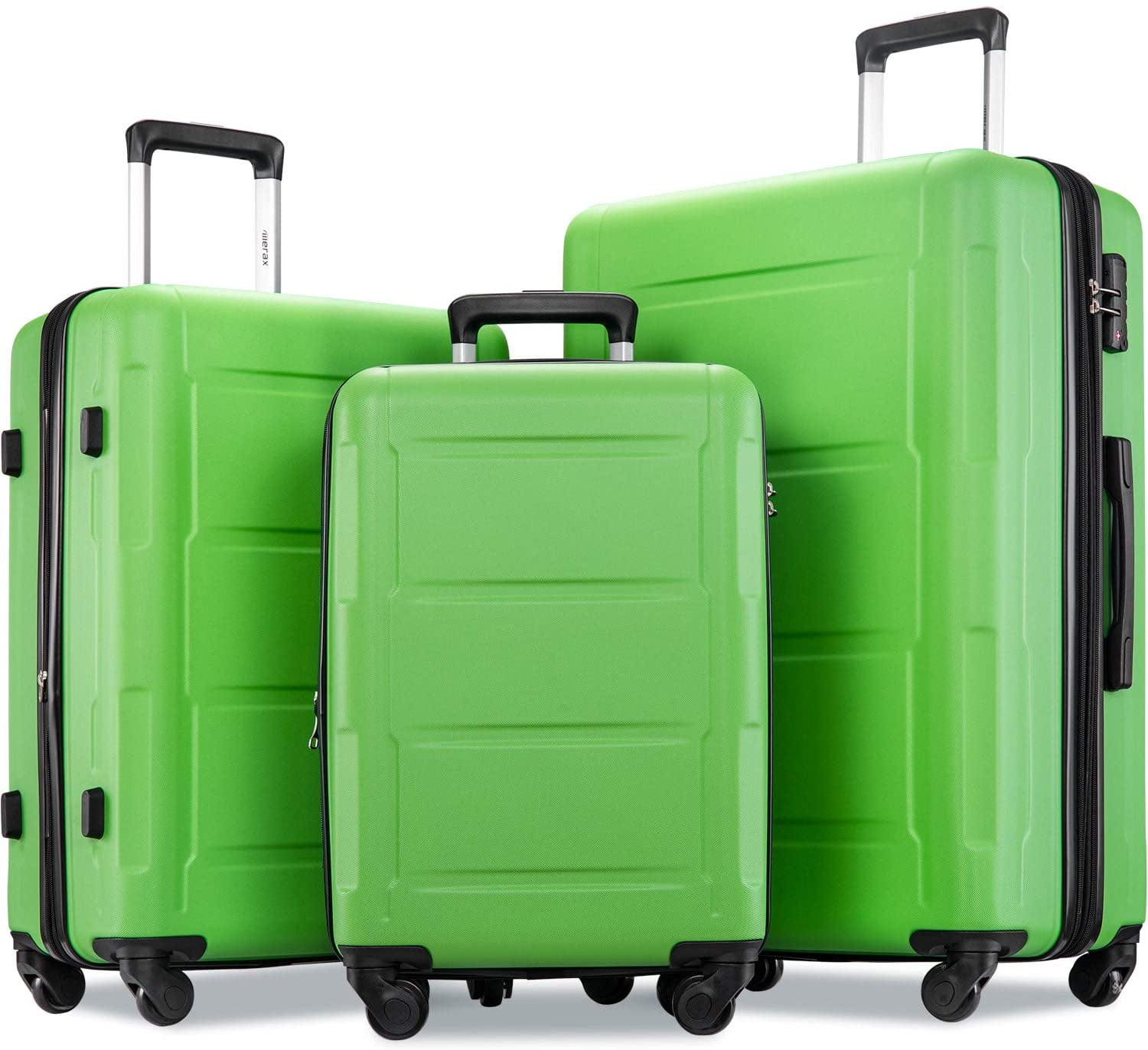 "Luggage Set with TSA Lock, All Expandable 3 Piece Hardshell