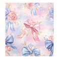 thumbnail image 3 of Dailycode Dishwasher Magnet Cover Magnetic Fridge Door Cover Home Kitchen Decor, Watercolor Bow and Rose Flower, 23"x 26", 3 of 6