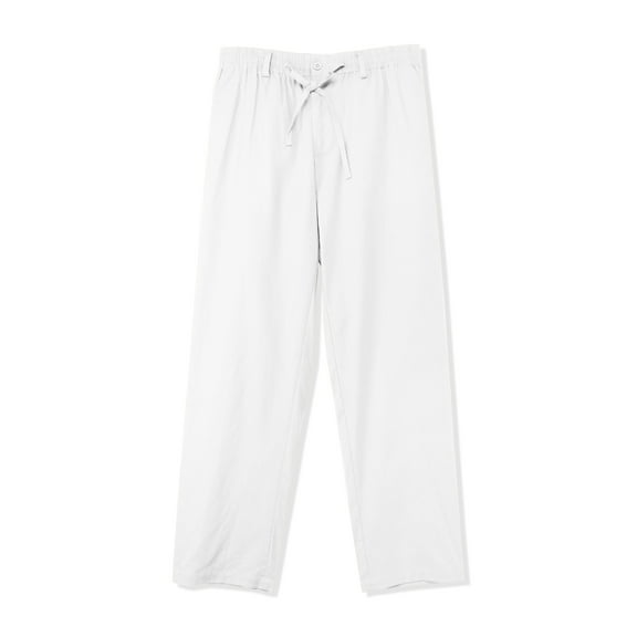 Hat and Beyond Women's Drawstring Linen Pants with Skinsoft Fabric