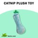 thumbnail image 2 of Juguete De Menta De Gato De Peluche Juguete de hierba gatera con forma de vegetal para pulgar con garras interactivas de menta para gatos (lufa) Wdftyju Libre de BPA, 2 of 3