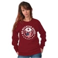 thumbnail image 4 of No Quarter Given Skull American Flag Sweatshirt for Men or Women Brisco Brands 2X, 4 of 6