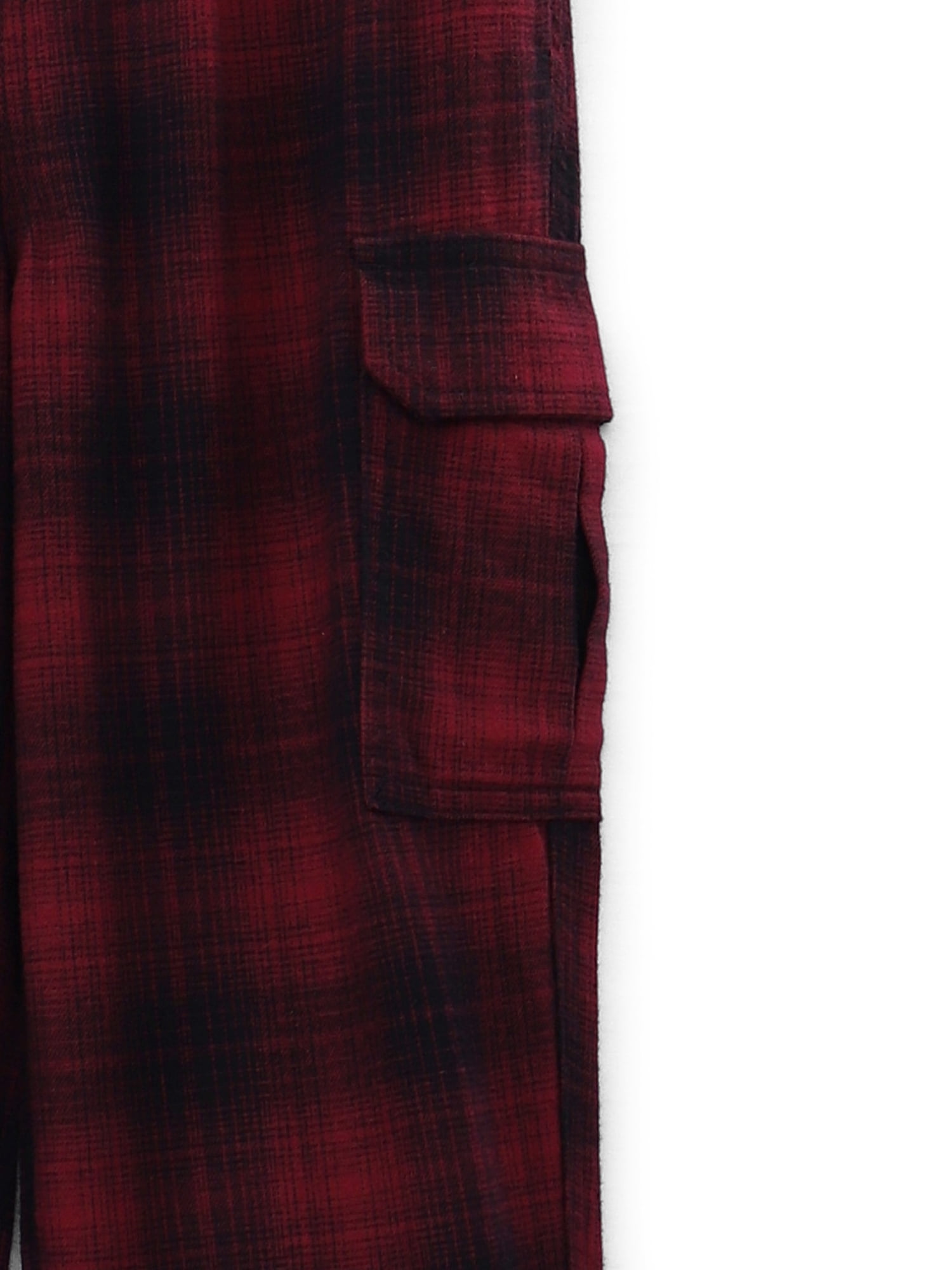 Weekend Academy Boys Flannel Cargo Pants, Sizes 4-18
