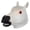 White, variant on Funny Horse Mask Costume,Full Head Zebra Headgear Men Women,Latex Horse Mask for Halloween Party Carnival